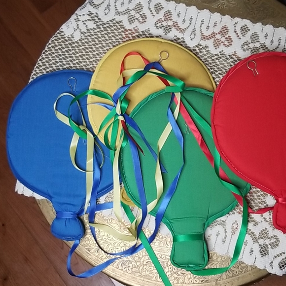 Vintage Fabric Balloon Wall Art-Set of 4 - Picture 4 of 4